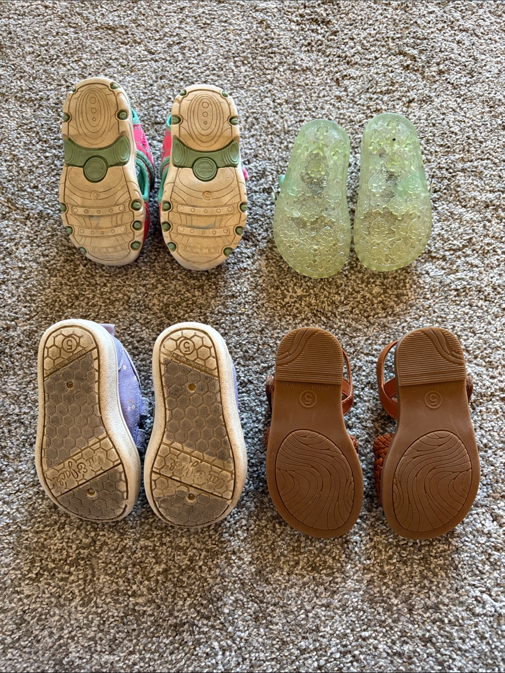 Summer Shoes Bundle Toddler Size 5 Girls - Picture 6 of 6
